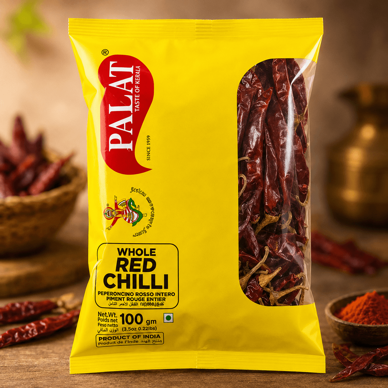 Palat Red Chilly Whole (100 g)